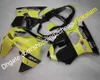 Set carenature per carrozzeria moto per Kawasaki ZX6R ZX-6R 98 99 ZX 6R 1998 1999 Kit carenatura moto giallo nero