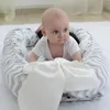 Leito de ninho de bebê berço portátil removível e lavável a cama de viagem para crianças infantil infantil algodão dobrando baby253y8360439