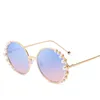 nouvelles lunettes de soleil de perle ronde pour les hommes et les femmes de soleil mode moderne lunettes lunettes cadre rond oculos de sol