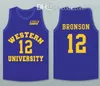 Action Bronson 12 koszulka koszykówki Anfernee Hardaway Butch McRae 22 Western University Blue Chips Retro Ed Men Custom Name Jerseys