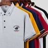 Männer Polos Hemd Männlich 2021 Sommer Kurzarm Emberoidery Casual Shirts Männer Marke Kleidung Vater Geschenk Tees AE9025