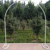 Decorative Flowers & Wreaths White Gold U Heart Round Ring Shape Metal Iron Arch Wedding Backdrop Stand Party Decor Artificial Flower Balloo