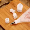 100pcs Tinny Accoppiatore Adattatore Icing Piping Nozzle Bag Set Cake Flower Pastry Tool Strumenti per decorare torte