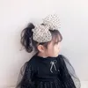 2020 Mori Hair Band Dot Mesh Gauze Osaka Bow Children's Headdress