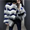 Mulheres Outono Inverno Faux Pele Casacos Casacos New Fur Curto Curto Casaco Mulheres Engrossar Outerwear Quente