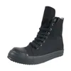 2021 Spring Canvas Boots Female Black White Platform Boots Comfortable Women's Ankle Boots 9#20/20d50