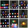 Pet LED Light Pendant Bell Dog Cat Waterproof Dog Illuminated Collar Safety Night Walking Lights Dog Pendants Flashing Led Collar DH0983