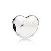 2019 nowy 100% 925 Sterling Silver Pandora Walentynki Rob Bot Club Dice musujące strzałka urok Kochany Heart Clip Wisiorek Bransoletka Prezent