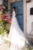 Modest 2020 novos macacões de manga longa vestido de noiva com trem destacável vestido de noiva boho vestidos de noiva vestidos de noiva