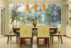 Green forest 3D landscape background wall painting modern living room wallpapers