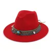 Mode-Braim Outdoor Caps Hero Stijl Retro Westerse Cowboy Cowgirl Hat Mannen Vrouwen Fedoras Leisure Sunshade Hoeden