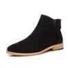 Boots Men Boots Véritage en cuir Boots Men Chaussures Boots Desert Chaussures + Zapatos de Hombre