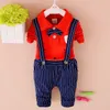 Jungen Bekleidungsset Frühling Formal Gentleman 2PCS Anzug für Kinder Kleidung Baby Baumwollset Kinder Tracksuit Set4906246