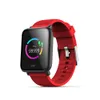 Q9 Smart armbandsklocka Hjärtfrekvensmonitor IP67 5ATM Passometer Smart Watch Sport Aktiviteter Tracker Bluetooth Armbandsur för Android Ios