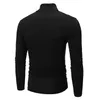 Men's Sweaters Man High Lead Design Long Sleeve Sweater Jacket Solid Knitted Mens Warm Turtleneck Collar Slim Pullover Sweaters