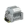 UK5N Series UK DIN Rail parafuso de fixação terminais Blocos Assembléia Faixa Kit