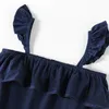 Neues Familien-Look, süßes Baby-Sommerkleid, elegantes Baumwollkleid 01568083