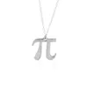 Pendentif 30 pièces Math Pi 3.14 symbole numéro collier professeur de sciences étudiant géométrie lettre initiale numérique Pai infini infini colliers