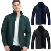 Fleece Inside Thick Warm Jacket Men Quilted Sleeves Proof Water Nylon Windbreaker Wear Hide Hooded Outerwear