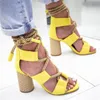 Hot Sale-2019 Summer Wedge Espadrilles Women Sandals Heel Pointed Fish Mouth Gladiator Sandals Hemp Rope Cross-tied Sandals