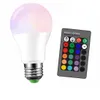 LED 전구 E27 RGB LED 램프 10W 5W 3W 전구 라이트 110V 원격 제어 16 색상 변경 Lampada Global