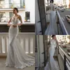 Julie Vino 2020 Mermaid Wedding Dresses Lace Sweetheart Boho Bridal Gowns with Jacket Sexy Beach Wedding Dress robes de mariée