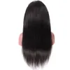 360-Lace-Frontal-Perücke, 360-Lace-Front-Echthaar-Perücken mit brasilianischem Baby-Straight, 150 % Denisty-Remy-Haar
