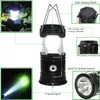 Uppladdningsbar solledare Camping Lantern Portable Outdoor Survival Ultra Bright Lamp för fiske akut orkaner Vandring jaktstorm