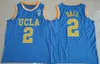 NCAA MENS UCLA Bruins College Basketball Jerseys Russell 0 Westbrook Lonzo 2 Ball Reggie 31 Miller 32 Walton 42 Love