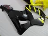 Injectie Keuken Body Kit voor HONDA CBR900RR 00 01 CBR 900 RR CBR 900RR 929 2000 2001 GELE BLACK BIJSTELLINGEN SET