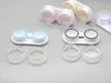 Contact Lens Case Holder Plastic Objective Travel Portable Case Storage Container Colorful Eye Box Fast Shipping F3550