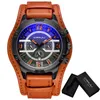 CRRJU New Top Mens Leather Strap Watch Waterproof Casual Quartz Wristwatch for Men Relogio Masculino