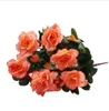 Artificial flowers Bouquet Simulation Of Azalea Safflower wedding party garden home decoration Silk Plastic plants