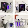 Microdermabrasin Machine Portable 6 in 1 Hydra Facial H2-O2 Dermabrasion Water Peel Aqua Peeling Cleaning Oxygen Jet Facial Beauty Device
