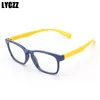 Gros-LYCZZ Mode Lumière Flexible Enfants Lunettes TR90 Enfant cleUnbreakable Garçons Filles Myopie Lunettes Optique Cadres Oculo
