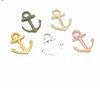 MIC 200PCS Antik Silver / Bronze / Guld Zinc Alloy Blandat Mini Nautical Anchor Charms DIY Smycken Hängsmycke Charms 15x19mm