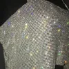 2020 совершенно новый стиль сексуальные женские клубные вечеринка Sparkly Crystal Othestone Metal Chainmail Halter Draped Bra