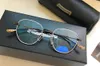 Vintage New Fashion Designer Solglasögon Chr Round Frame Färglins Populär sommarstil Hot Selling UV400 Protection Eyewear [benbenet-i]