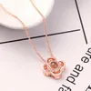 9 model Rose Gold&Silver 100 languages I love you Projection Pendant Necklace Romantic Love Memory Wedding Necklace YD0072