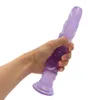 Lång realistisk stor dildo 9,44 tum stor flexibel penis med stark sugkopp kvinnlig masturbator sexleksaker för kvinnor män gay y19062902