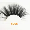 5D Faux Mink Lashes 25mm Long Natural False Eyelashes Volumn Fake Eye Lashes For Beauty Thick 25mm Full Strip Lashes