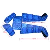 Minceur 16pcs sacs gonflables bleu couleur gilet maison spa salon utiliser air-pression pressothérapie resserrement de la peau corps mince perdre du poids machine