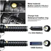 Sets Krachtige Zoomable XML Q5 Led Telescopische Zelfverdediging Stick Tactical Baton Oplaadbare Flash Torch 186502478