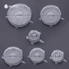 Kitchen Accessories 6 Pcs Per Set Universal Silicone Cover Fresh Keeping Silicone Stretch Lids Caps For Food Pot Dish