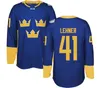 저렴한 2016 월드컵 스웨덴 Wch Hockey Jerseys 34 Carl Soderberg 92 Gabriel Landeskog 19 Backstrom 65 Erik Karlsson 20 Steen 30 Lundqvist