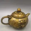 Pure copper ornaments crafts home office brass teapot factory outlet hip flask living room decoration teapot