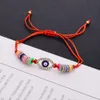 12pcs/Sets Evil Eye Bracelets&Bangles Anklets for Women Child Rhinestones Adjustable Charms Chain Boho Jewelry