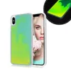 Pour Samsung Note 10 Pro M20 M10 Z4 Z3 Z2 S10 E S9 S8 Plus Note9 8 Flowing Neon Sand Liquid Full Body avec lunette surélevée Glow Case Cover