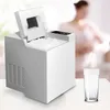 Mini machine à glaçons électrique de bureau portable à la maison entièrement automatique machine à glaçons commerciale utilisée dans le café au lait magasin de boissons froides