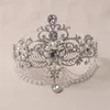 المجوهرات اللامعة التيجان Tiaras Hairbands Frontlet Rhinestons Bearl Pageant Pageant